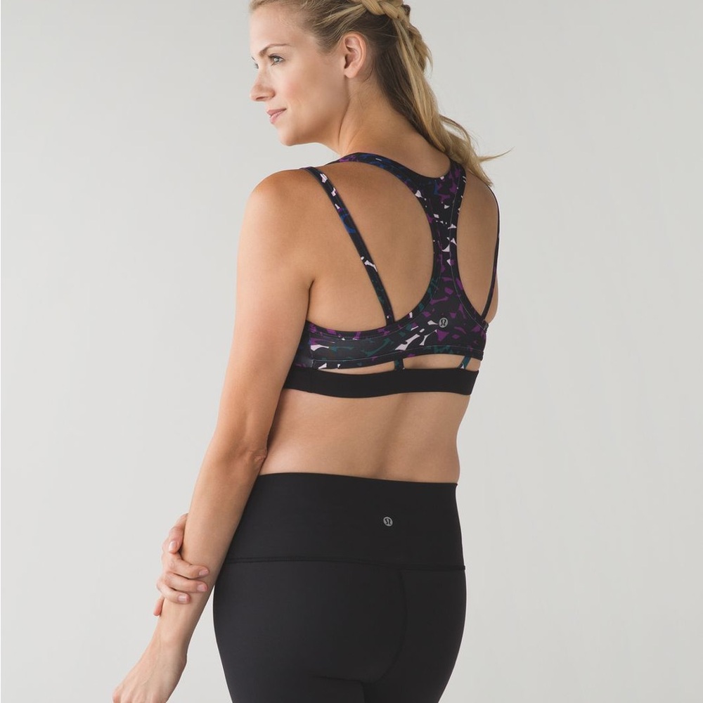 Lululemon Splendour Bra Shadow Wrap Multi / Black - image 8
